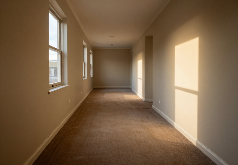 Restored living room in Doonside after flood restoration