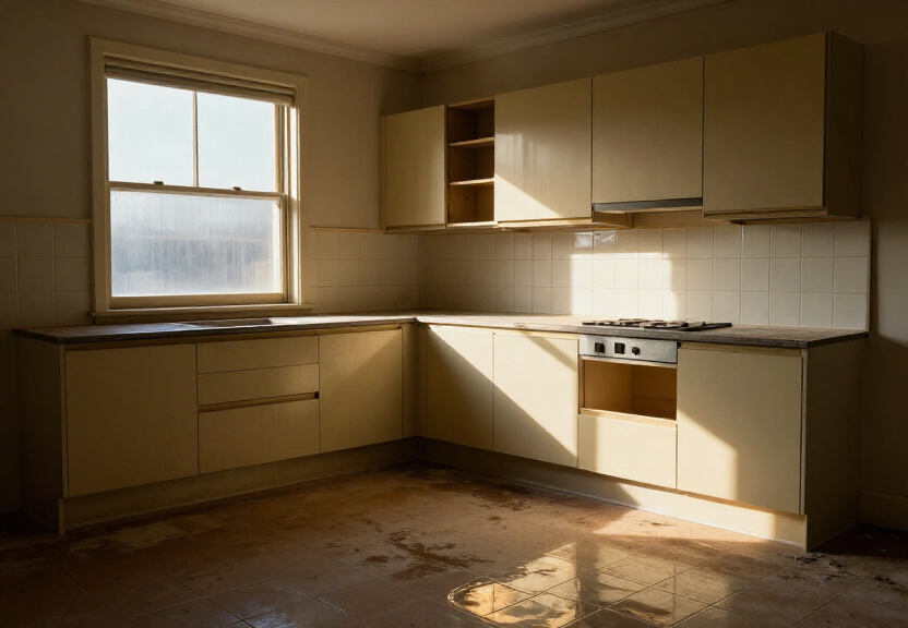 Clean and dry basement in Doonside after flood restoration